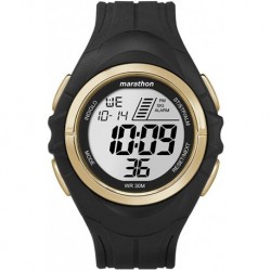 Reloj TW5M20900 Timex Men's Marathon Quartz Watch Plastic Strap, Black, 20 Model