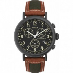 Reloj TW2U58000 Timex Men's Essential Quartz Watch Leather Strap, Brown, 19 Model