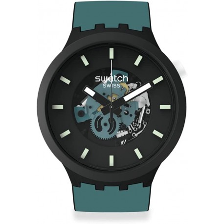 Reloj SB03B107 Swatch Big Bold BIOCERAMIC Night Trip Quartz Watch
