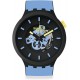 Reloj SB03B108 Swatch Big Bold BIOCERAMIC Quartz Silicone Strap, Black, 20 Casual Watch Model