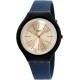 Reloj SVUN106 Swatch Men's Quartz Watch Silicone Strap, Blue, 21 Model