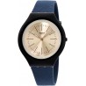 Reloj SVUN106 Swatch Men's Quartz Watch Silicone Strap, Blue, 21 Model