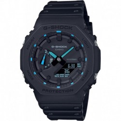 Reloj GA2100 1A2 G Shock Neon Accent Watch, Blue