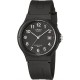 Reloj MW 59 1B Casio Unisex MW59 1BV Black Resin Quartz Watch Dial