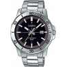 Reloj MTP VD01D 1E2V Casio Men's Enticer Stainless Steel Black Dial Casual Analog Sporty Watch