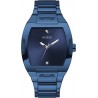 Reloj GW0387G4 GUESS Men's Trend Casual Tonneau Diamond 43mm Watch - Blue Dial Stainless Steel Case & Bracelet