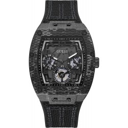 Reloj GW0422G2 GUESS Men's Stainless Steel Quartz Dress Watch Silicone Strap, Black, 27 Model