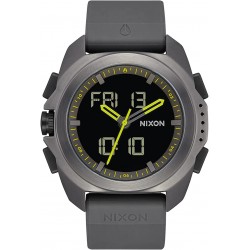 Reloj A1267 NIXON Ripley Analog Digital Watch for Men Expedition Adventure Sport Men's Fashion 47mm Face, 23mm PU Band