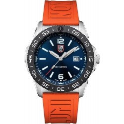 Reloj 3123.RF Luminox Pacific Diver 44mm Blue Dial Orange Rubber Swiss Quartz Watch