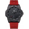 Reloj 3121.BO.RF Luminox Pacific Diver 44mm Black Red Rubber Swiss Quartz Watch