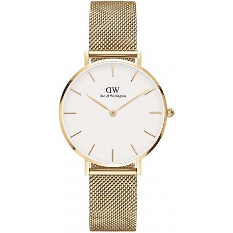 Reloj DW00100348 Daniel Wellington Petite Evergold Watch, Gold Mesh Bracelet