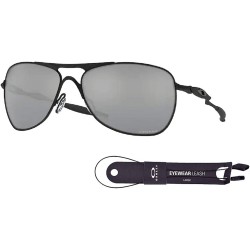 Gafas Oakley Crosshair OO4060 Square Sunglasses for Men BUNDLE Leash Designer iWear Eyewear Kit