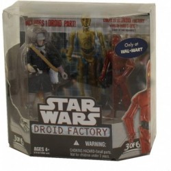 Figura Star Wars Saga 2008 Build A Droid Factory Action Figure 2 Pack Han Solo Hoth Gear R 3PO