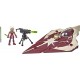 Figura Star Wars Toys Mission Fleet Ahsoka Tano Delta 7 Jedi Starfighter, Starfighter Strike 2.5 Inch Scale Figure Vehicle, A