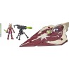Figura Star Wars Toys Mission Fleet Ahsoka Tano Delta 7 Jedi Starfighter, Starfighter Strike 2.5 Inch Scale Figure Vehicle, A