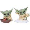 Figura Star Wars The Bounty Collection Series 4 Grogu Collectible Figures 2.25 Inch Scale Tadpole Friend, Snowy Walk Posed To