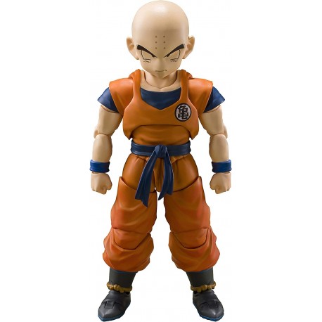 Figura Tamashi Nations Dragonball Z Krillin Earth's Strongest Man, Bandai Spirits S.H.Figuarts