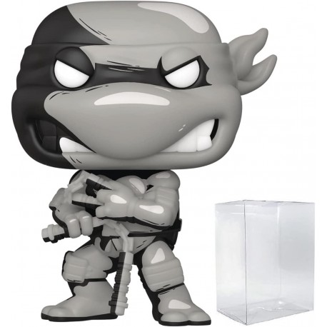 Figura Teenage Mutant Ninja Turtles Michelangelo PX Previews Exclusive Black & White Chase Funko Pop! Vinyl Figure Bundled Co