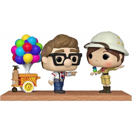 Figura Funko Pop! Moment Disney Pixar Up Carl & Ellie Balloon Cart Vinyl Figures BoxLunch Exclusive