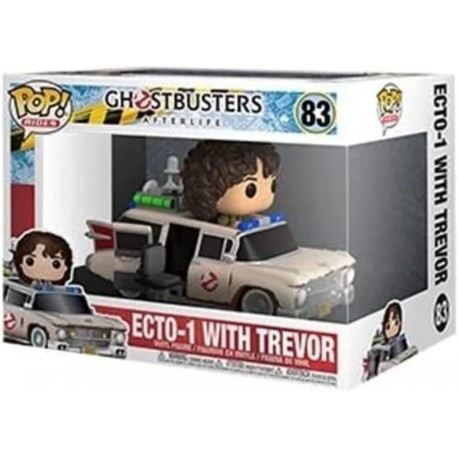 Figura Funko POP Ride Super Deluxe Movies Ghostbusters Afterlife Ecto 1 Trevor, Multicolor, Standard, 47679