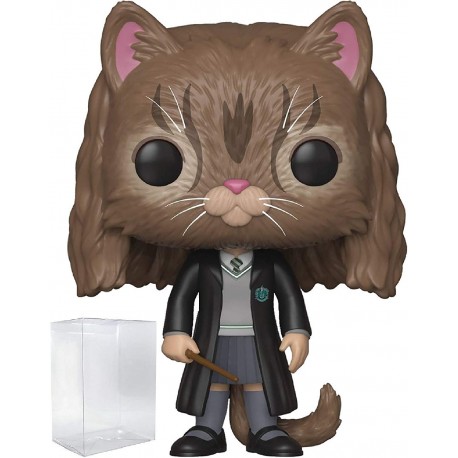 Figura HARRY POTTER Hermione Granger as Cat Funko Pop! Vinyl Figure Bundled Compatible Pop Box Protector Case