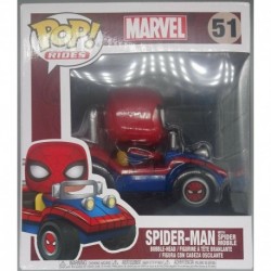 Figura Funko Pop Rides Marvel Spider Man Mobile Bobblehead Figure