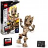 LEGO Marvel I am Groot 76217 Building Toy Set for Kids, Boys, Girls Ages 10 Collectible Ba Model Play Display Fun Gift Kids 4