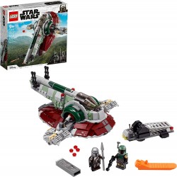 LEGO Star Wars Boba Fett’s Starship 75312 Fun Toy Building Kit Awesome Gift Idea for Kids New 2021 593 Pieces