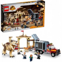 LEGO Jurassic World Dominion T. rex & Atrociraptor Dinosaur Breakout 76948 Building Toy Set for Kids Aged 8 up 461 Pieces
