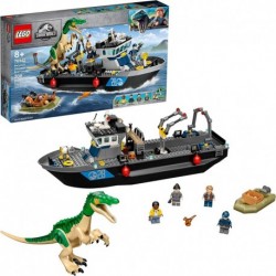 LEGO Jurassic World Baryonyx Dinosaur Boat Escape 76942 Building Kit Cool Toy Playset for Creative Kids New 2021 308 Pieces