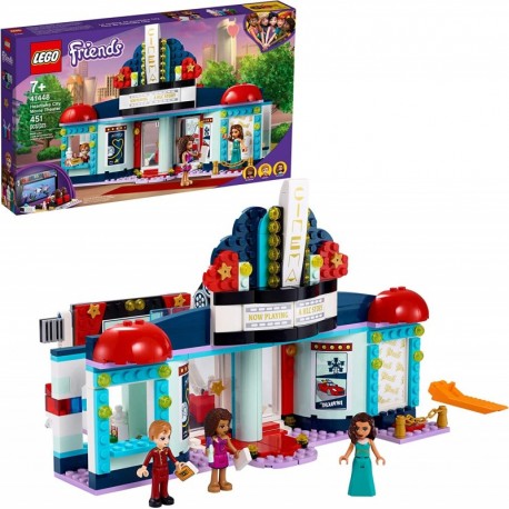 LEGO Friends Heartlake City Movie Theater 41448 Building Kit Great Birthday Gift for Kids Who Love Movies, New 2021 451 Piece