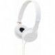 Audífonos Sony MDRZX100 ZX Series Stereo Headphones White