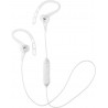 Audífonos JVC Wireless Sports Ear Clip Headphones, Bluetooth Connectivity, Sweat Proof IPX2, Pivot Motion Fit HAEC20BTW White