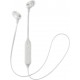 Audífonos JVC Marshmallow Wireless Earbuds, Bluetooth Connectivity, Memory Foam Ear Pieces for Secure Fit HAFX29BTW White
