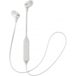 Audífonos JVC Marshmallow Wireless Earbuds, Bluetooth Connectivity, Memory Foam Ear Pieces for Secure Fit HAFX29BTW White