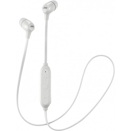 Audífonos JVC Marshmallow Wireless Earbuds, Bluetooth Connectivity, Memory Foam Ear Pieces for Secure Fit HAFX29BTW White