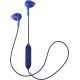 Audífonos JVC Wireless Sweatproof Gumy Sport Bluetooth Earbud Nozzle, Blue HAEN10BTA