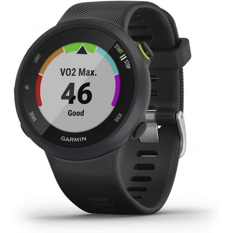 Reloj Garmin Forerunner 45, 42mm Easy to use GPS Running Watch Coach Free Training Plan Support, Black