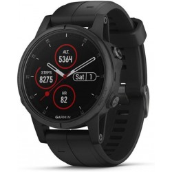 Reloj Garmin fenix 5s Plus, Smaller Sized Multisport GPS Smartwatch, Features Color Topo Maps, Heart Rate Monitoring, Music C
