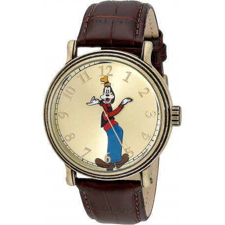 Watch W001845 Disney Men Goofy Analog Display Quartz Brow