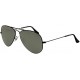 Gafas Ray Ban RB3025 Aviator Large Metal Sunglasses Shiny Black Crystal Grey Mirror 58mm
