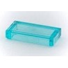 LEGO Bulk Legos Transparent Light Blue 1x2 Tiles 100 pcs