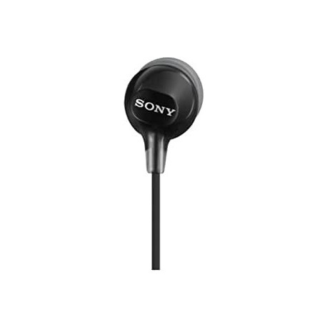 Audífonos Sony MDR EX15LP BLACK Ear Headphones Tangle Free Cord 3 Pairs Silicone Buds