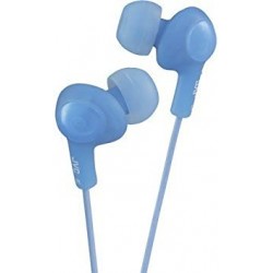 Audífonos JVC Gumy Plus HA FX5 A Earphone Stereo Blue Mini phone Wired 16 Ohm 10 Hz 20 kHz Gold Plated Earbud Bi WLM