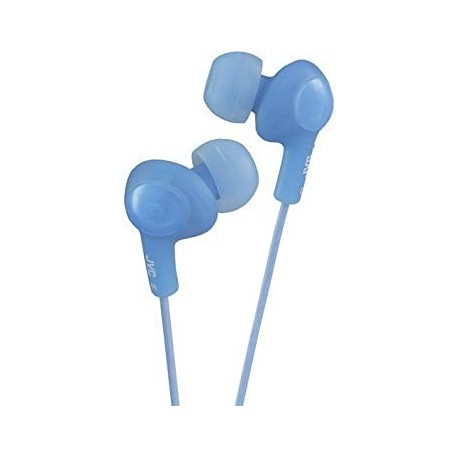 Audífonos JVC Gumy Plus HA FX5 A Earphone Stereo Blue Mini phone Wired 16 Ohm 10 Hz 20 kHz Gold Plated Earbud Bi WLM