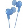 Audífonos JVC Gumy Plus HA FX5 A Earphone Stereo Blue Mini phone Wired 16 Ohm 10 Hz 20 kHz Gold Plated Earbud Bi WLM