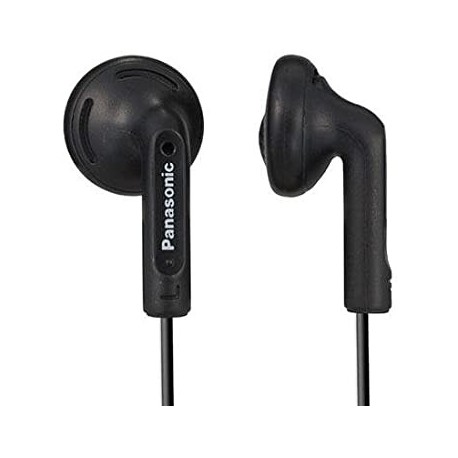 Audífonos 1 Pack Panasonic RP HV096 Black Stereo Earphones