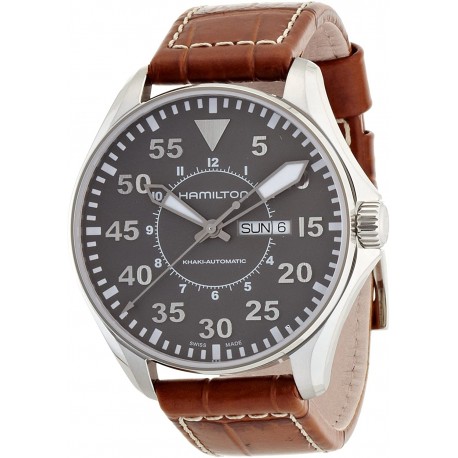Watch H64715885 Boss Hamilton Men Khaki Pilot Automatic S