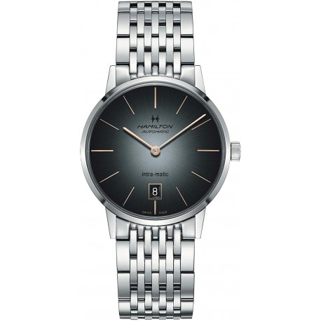 Watch H38455181 Hamilton Intra-Matic Automatic Black Dial Ho