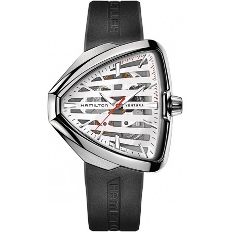 Watch H24555381 Hamilton Ventura Elvis80 Silver Dial Silicon